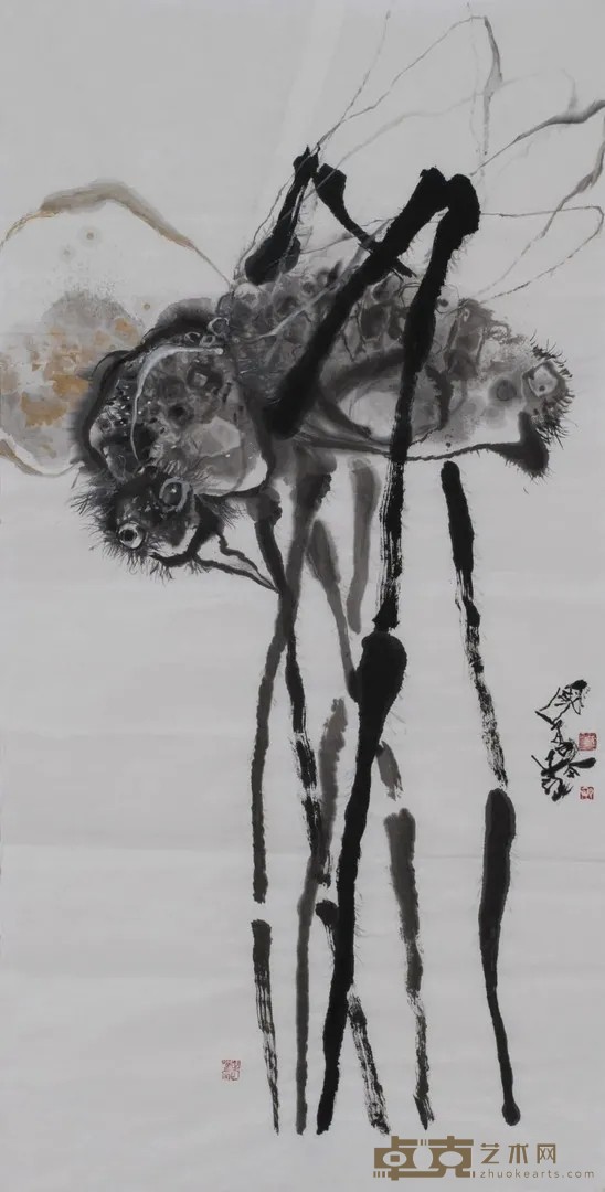 《蚊子系列之七十五》 蒲国昌 192x99cm 2014年