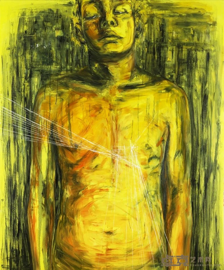 《我的梦已不认识他的模样》 高虹 220x180cm 2015年 布面油画