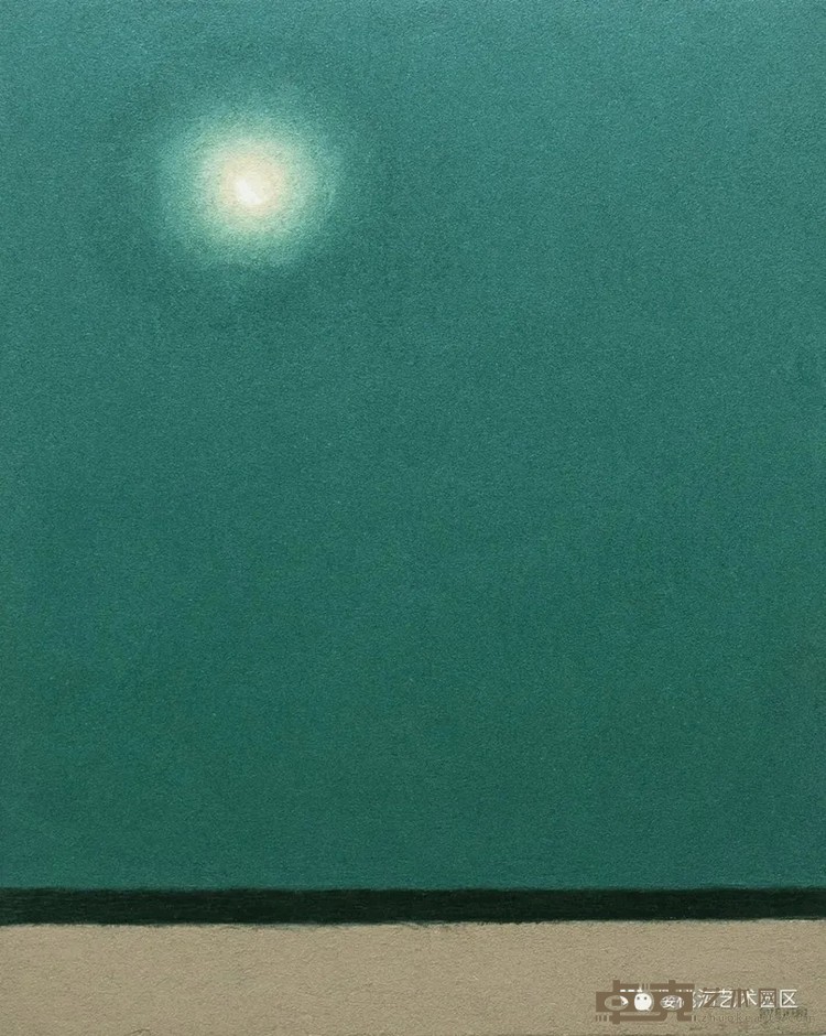 《月夜》 王刚 120x150cm 2018年 综合材料