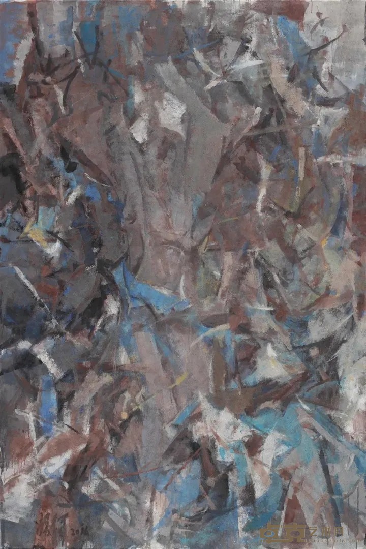 《清远》 闫振铎 300x200cm 2017年 综合材料