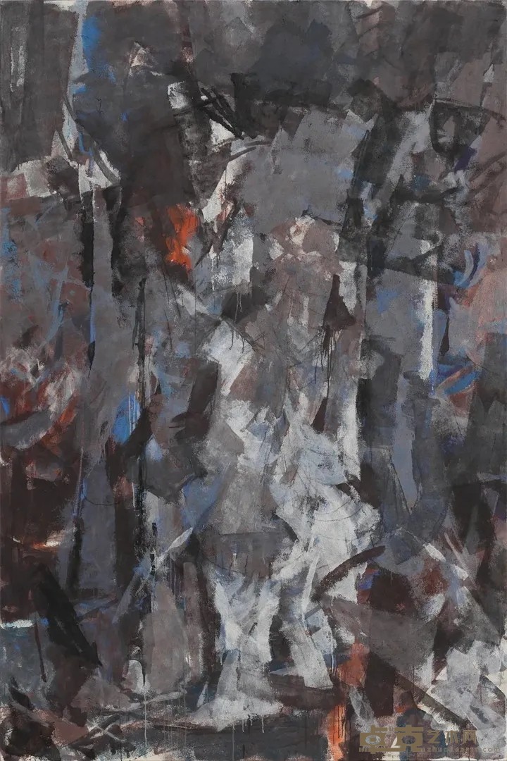 《苍溪》 闫振铎 300x200cm 2017年 综合材料