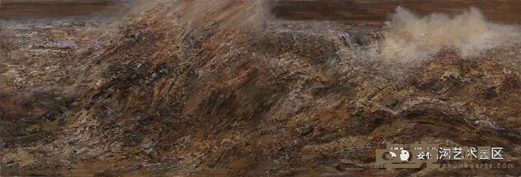 《何以黄河1号》 王刚 150x440cm 2020年 综合材料