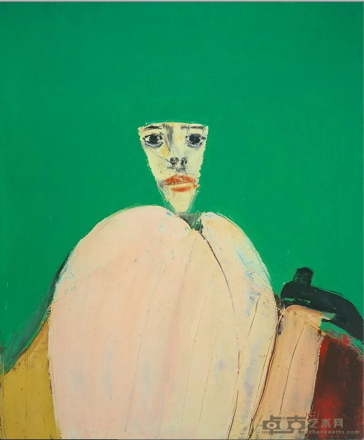 《惘》 马轲 72x59cm 1997年 布面油画