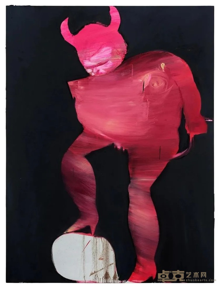 《掘墓鞭尸（二）》 马轲 200x150cm 2017年 布面油画