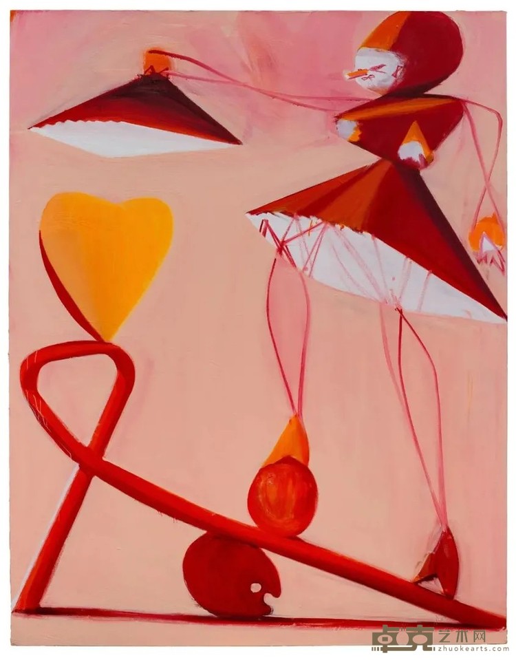 《灯》 马轲 229x179cm 2020年 布面油画
