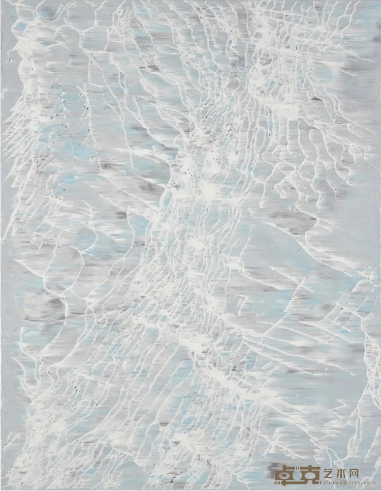 《水的纹理NO.16》 张振学 160x125cm 2018年