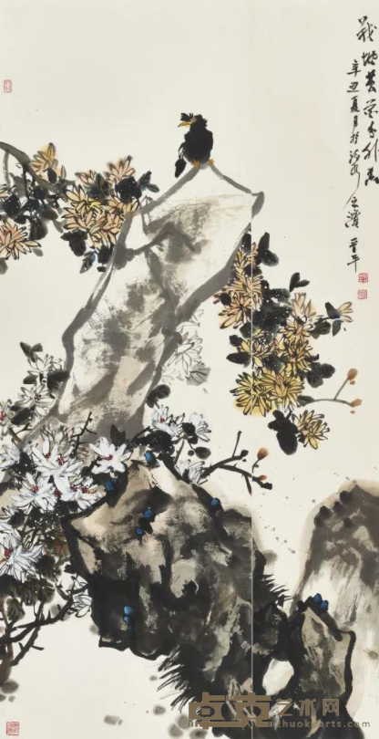 《战地黄花分外香》 徐晋平 89×190cm 2021年