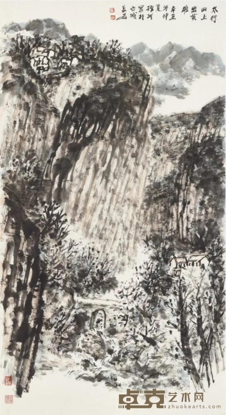 《太行山上出英雄》 赵振川 180×97cm 2021年