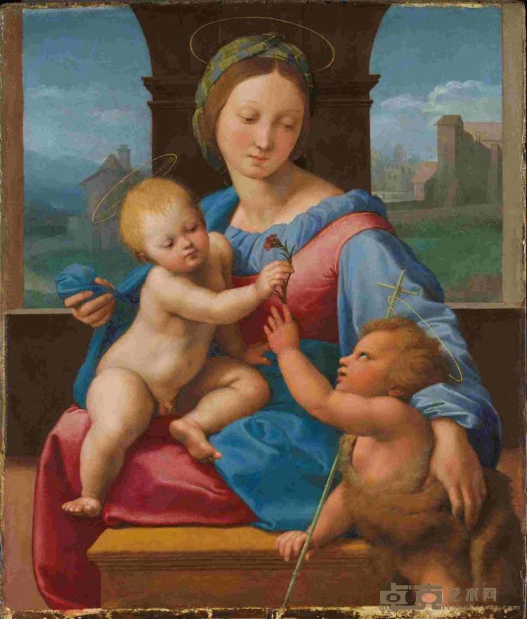 圣母子与施洗者圣约翰（加瓦圣母）（油画） 拉斐尔.jpeg