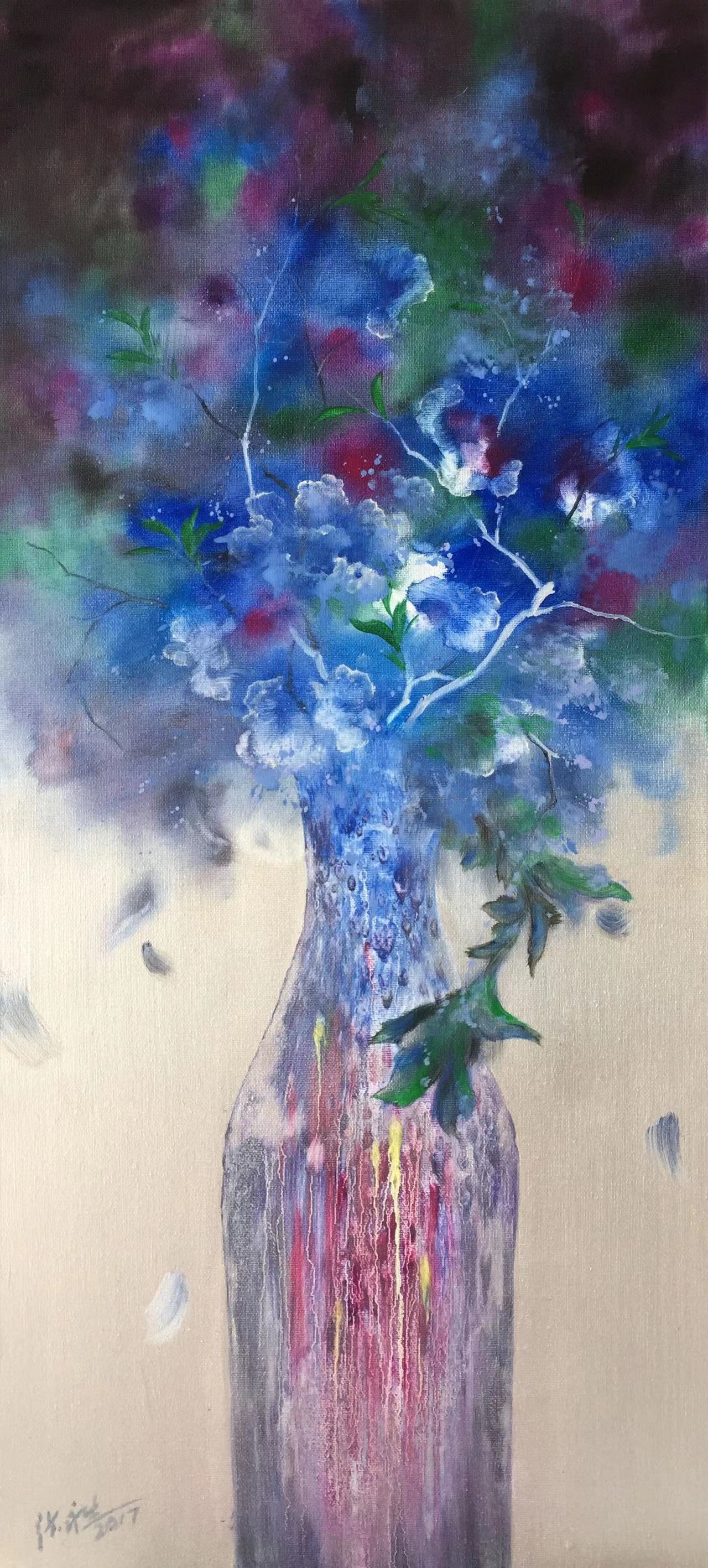 《瓶上彩》120Ｘ60cm