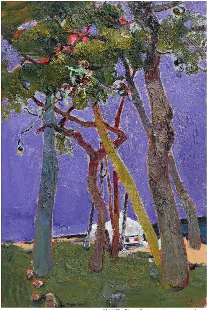 《松·5》80x120cm