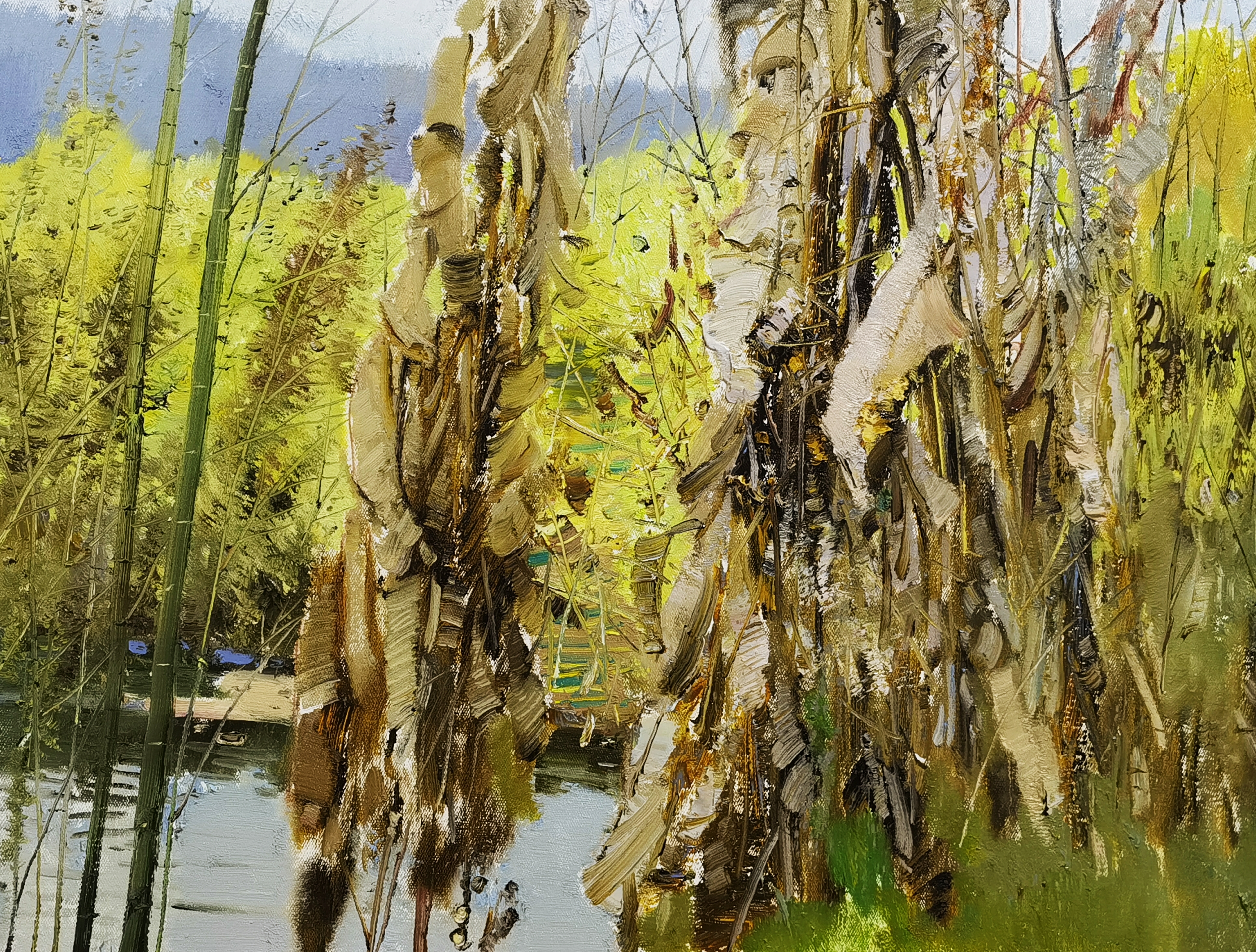 婺源花开系列980x60cm