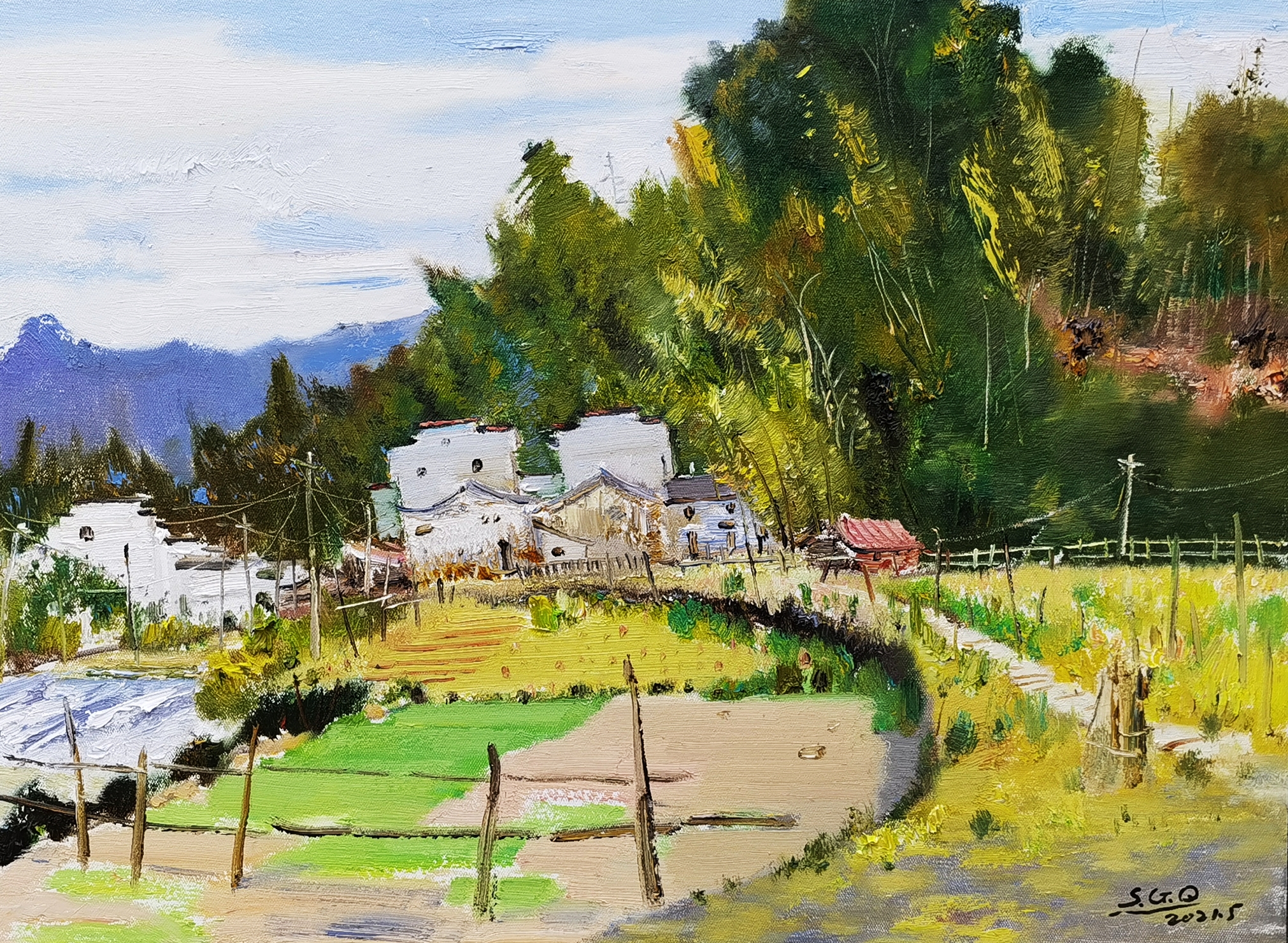 婺源花开系列1080x60cm