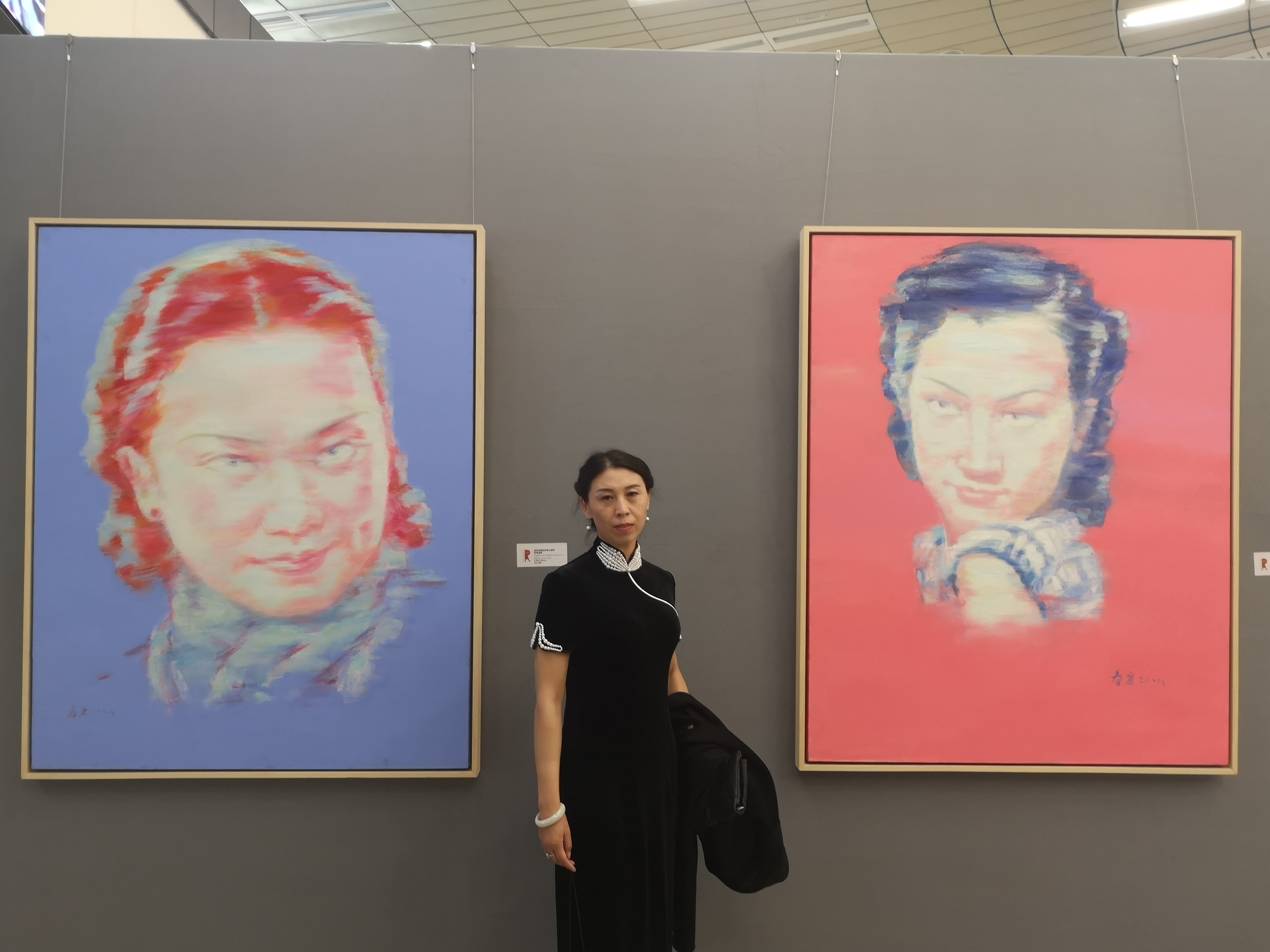 中欧艺术双年展在参展作品前