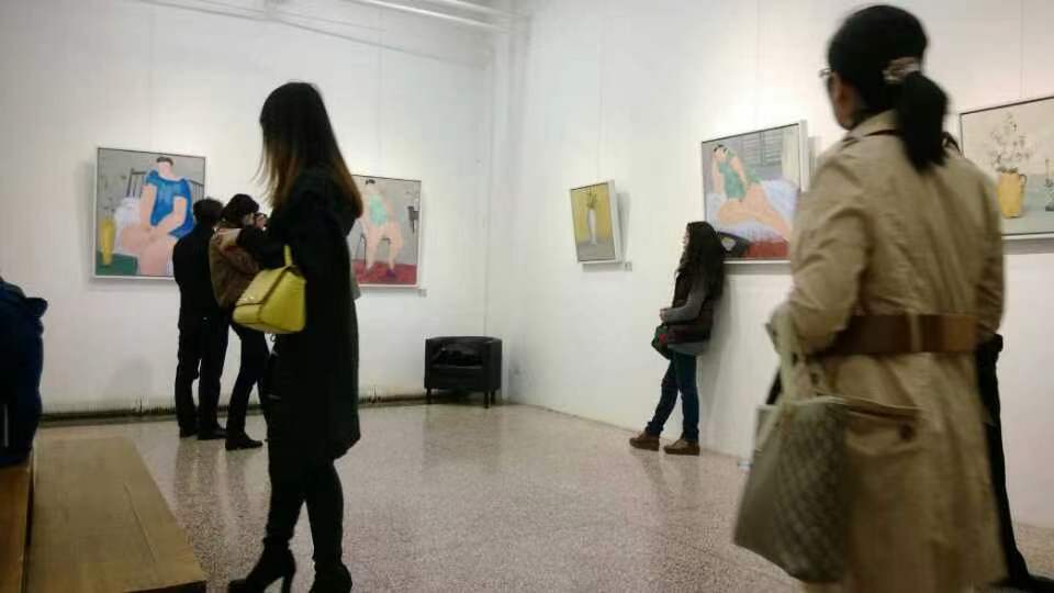“花看半开”个展展览现场