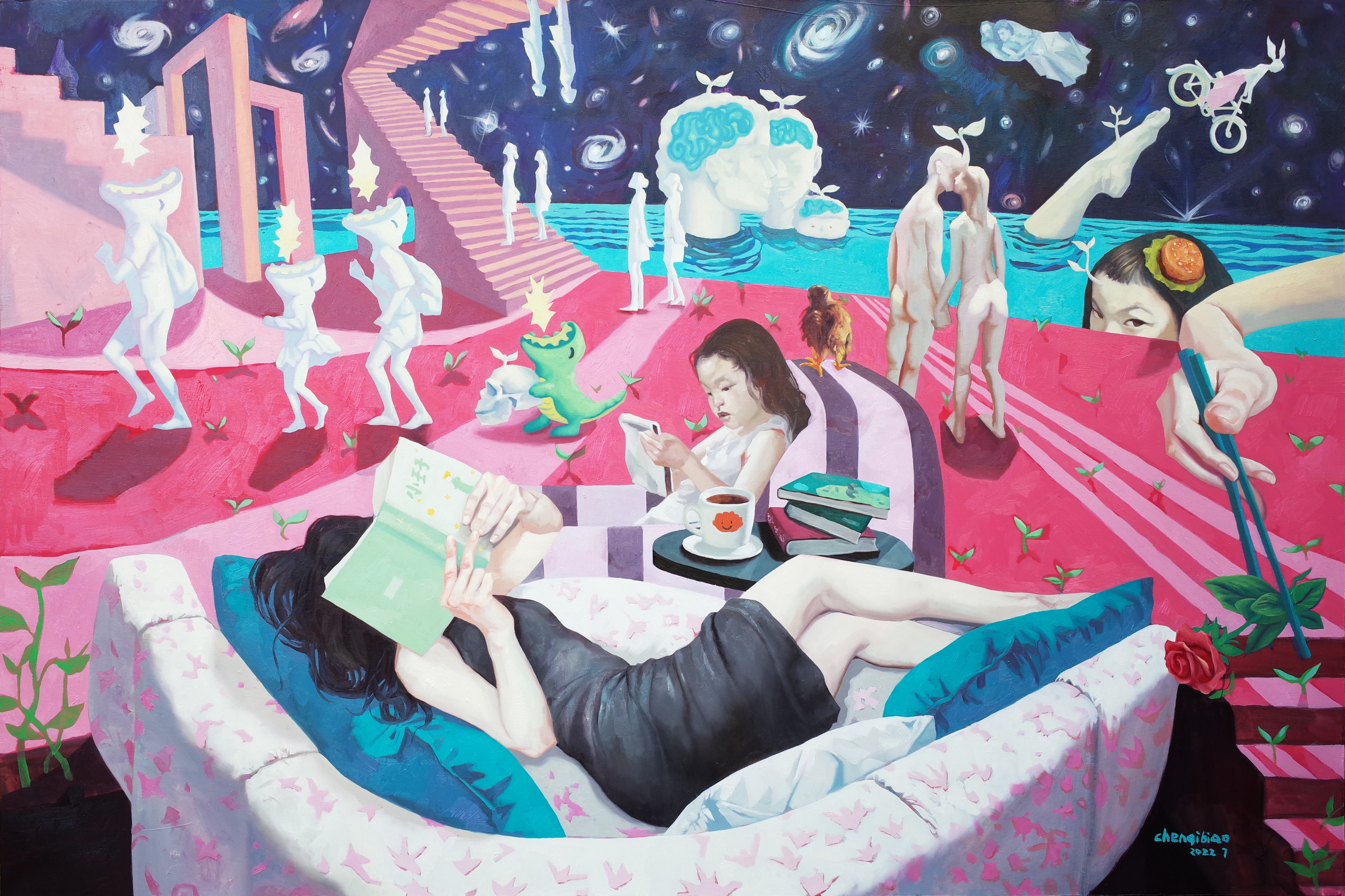 讲故事150_100cm
