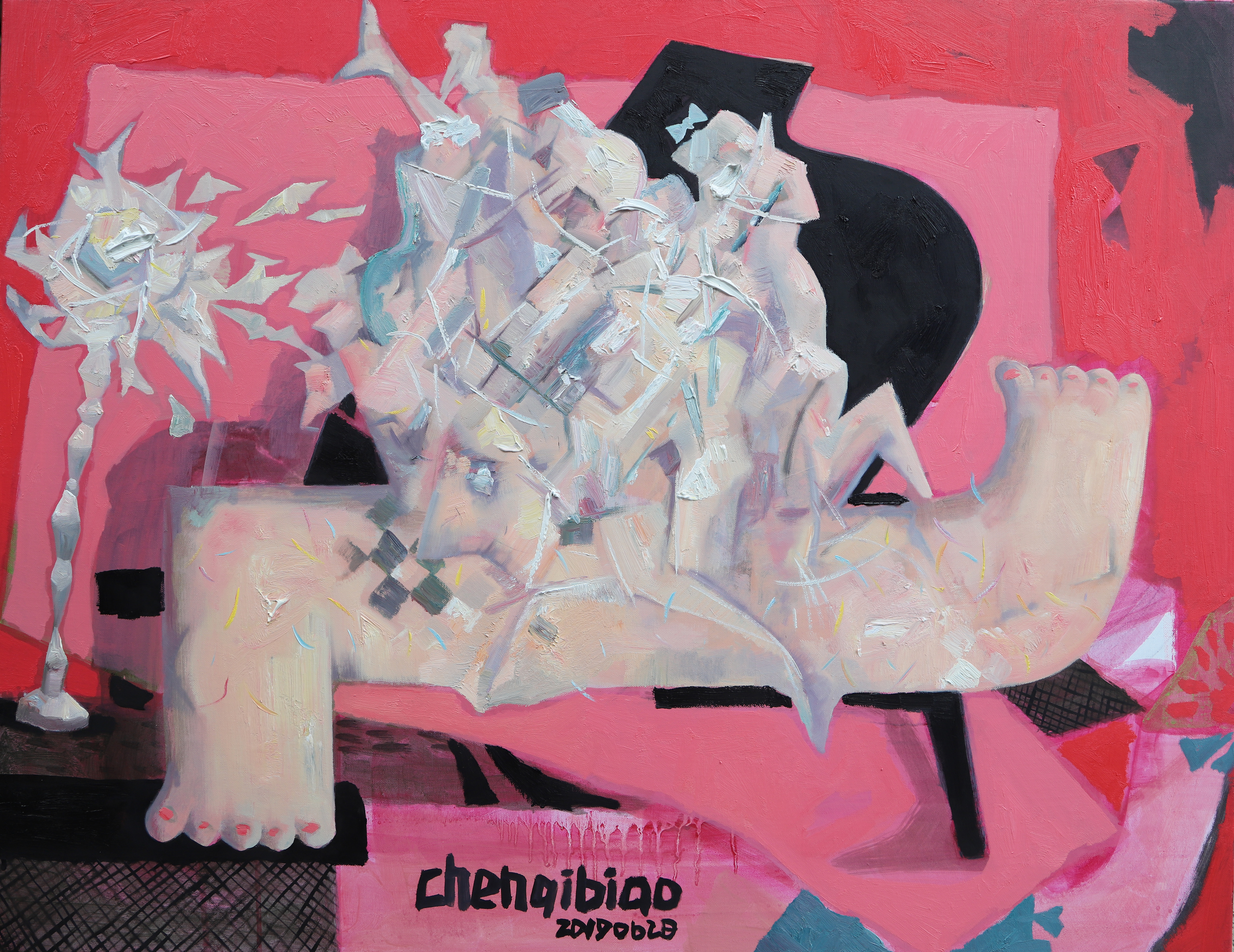 钢琴幻想90x70cm