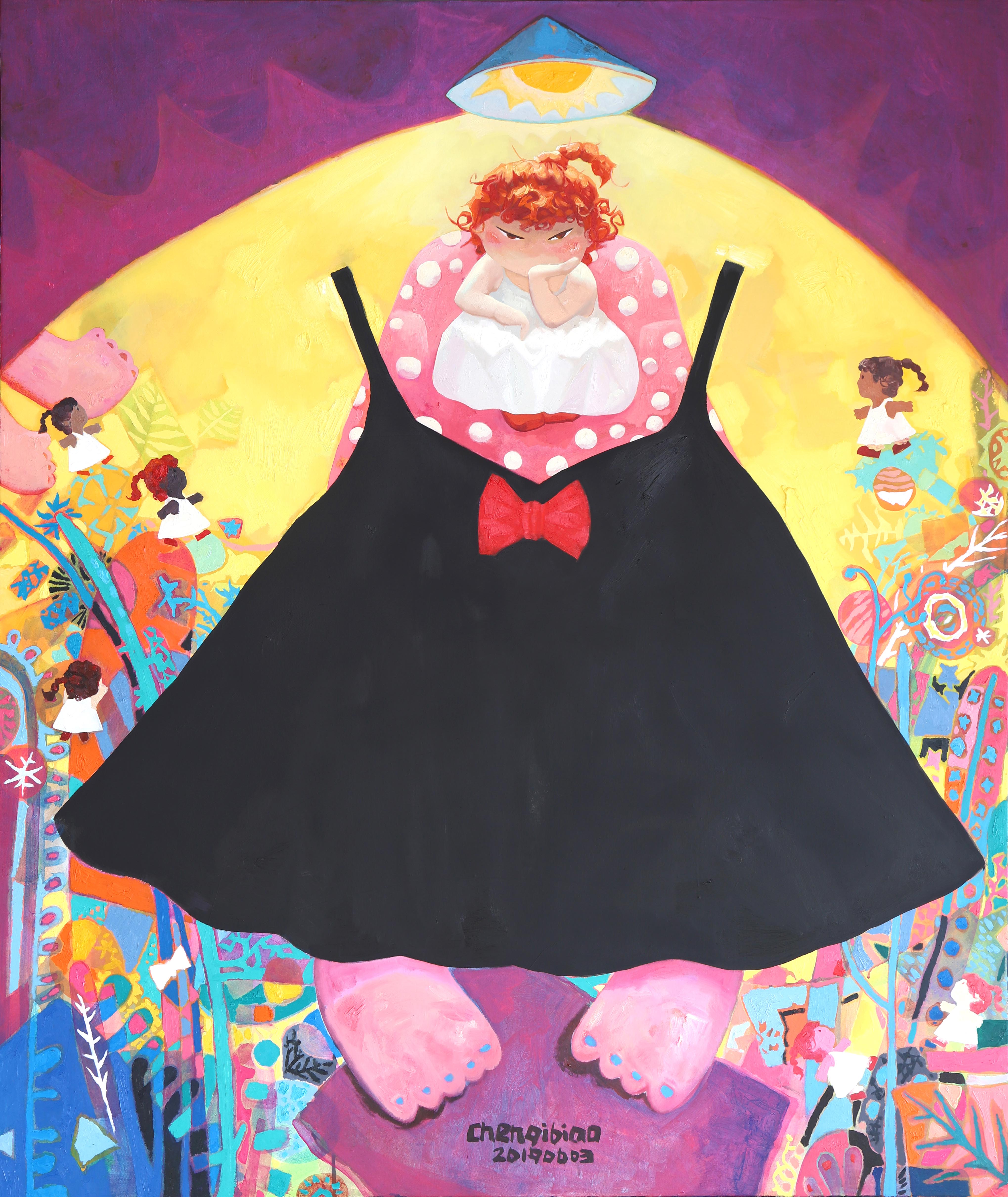 我来了130x110cm