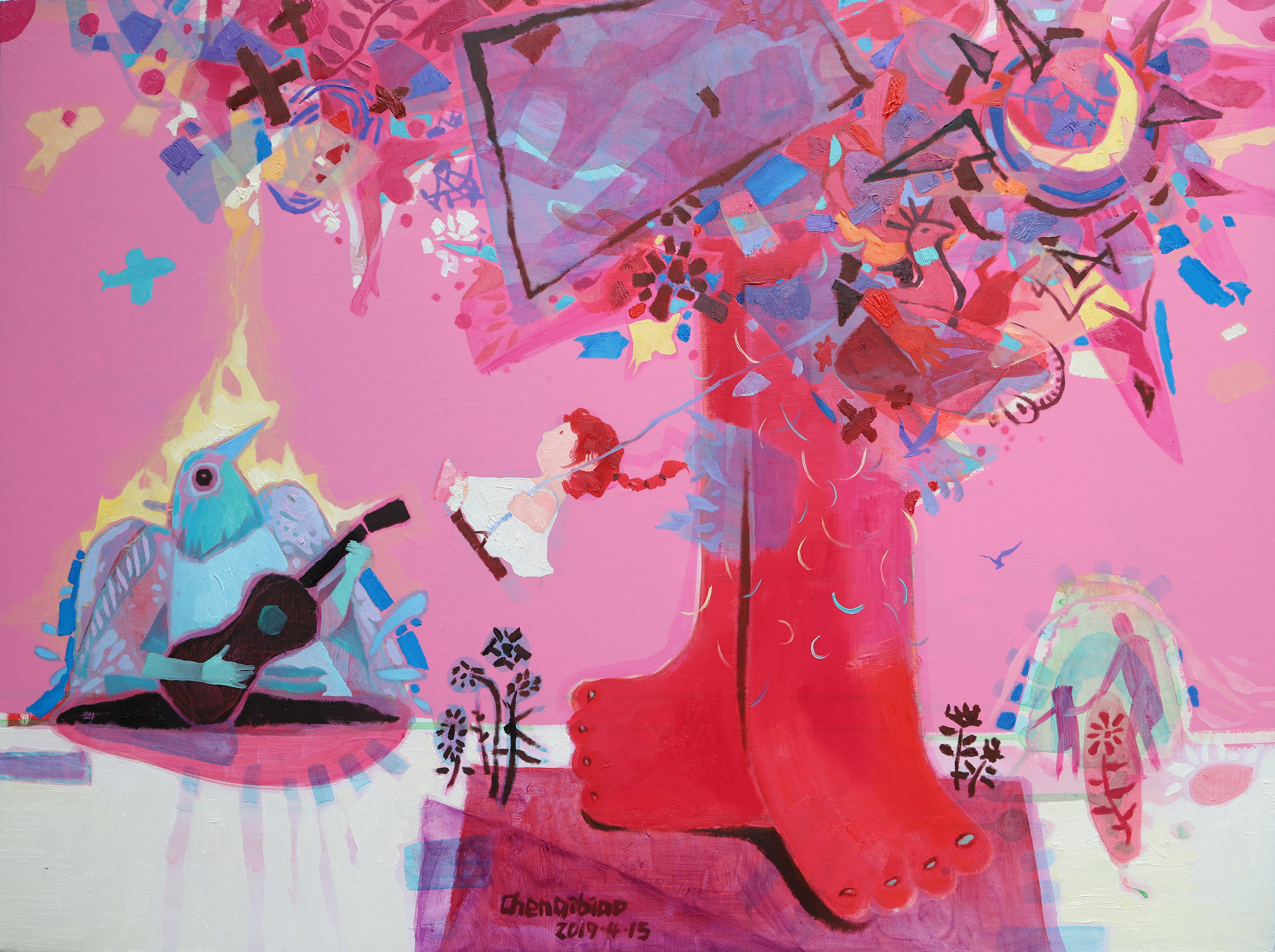 生命之光二80x60cm
