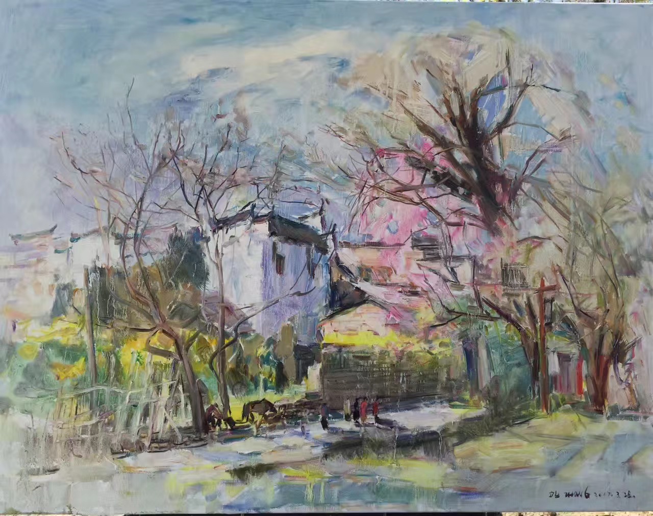 歙县石潭之七100x80cm