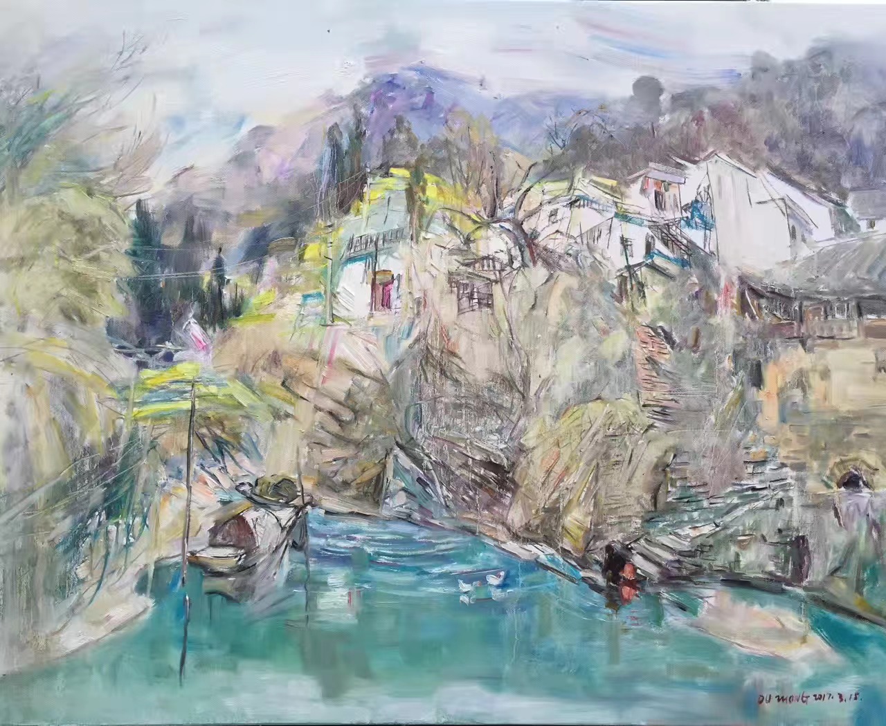 歙县石潭之二100x80cm