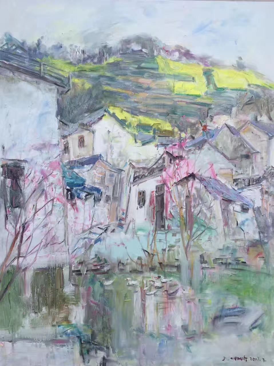 歙县石潭之五100x80cm