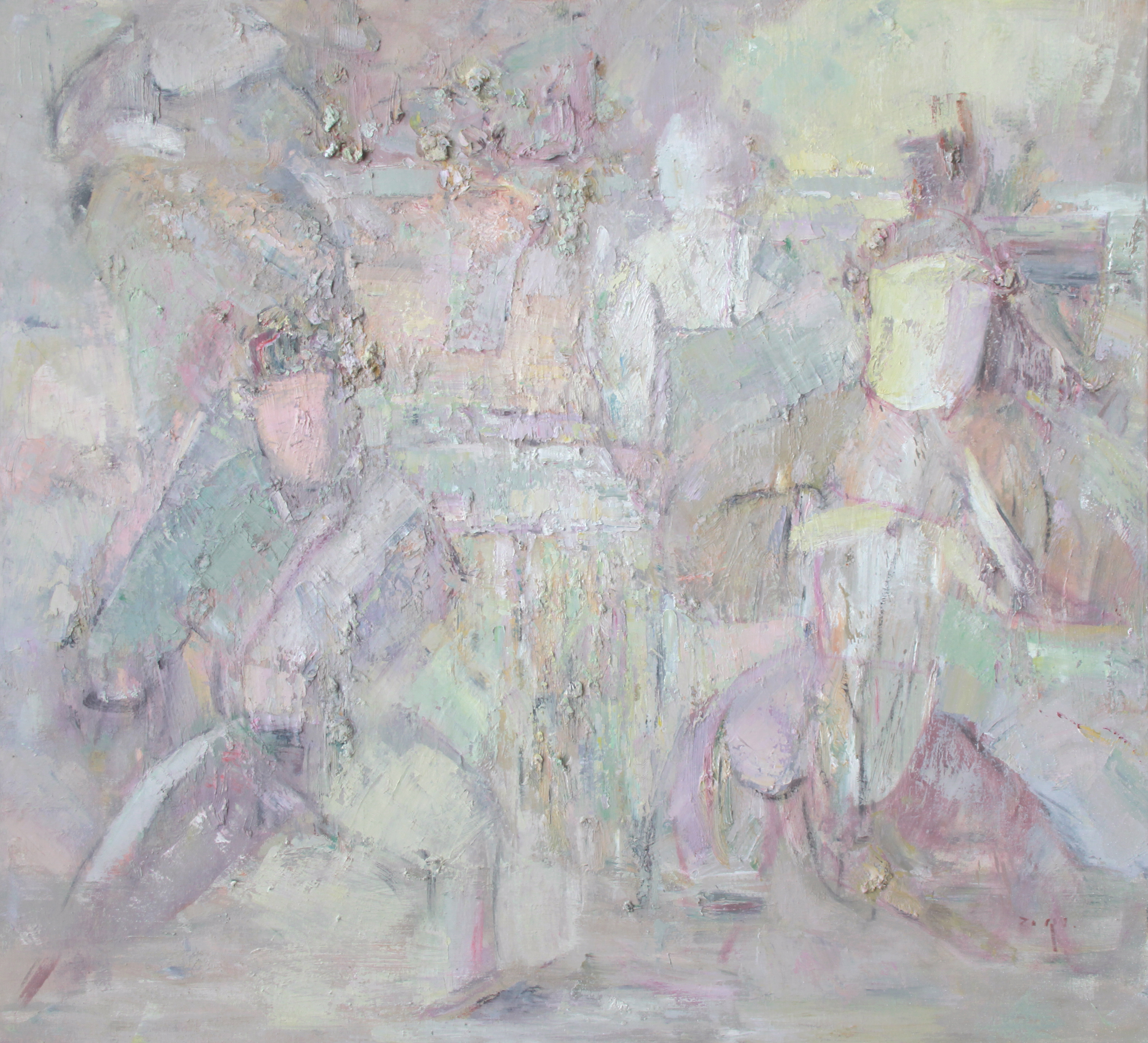 《一枝兰》100cm×110cm