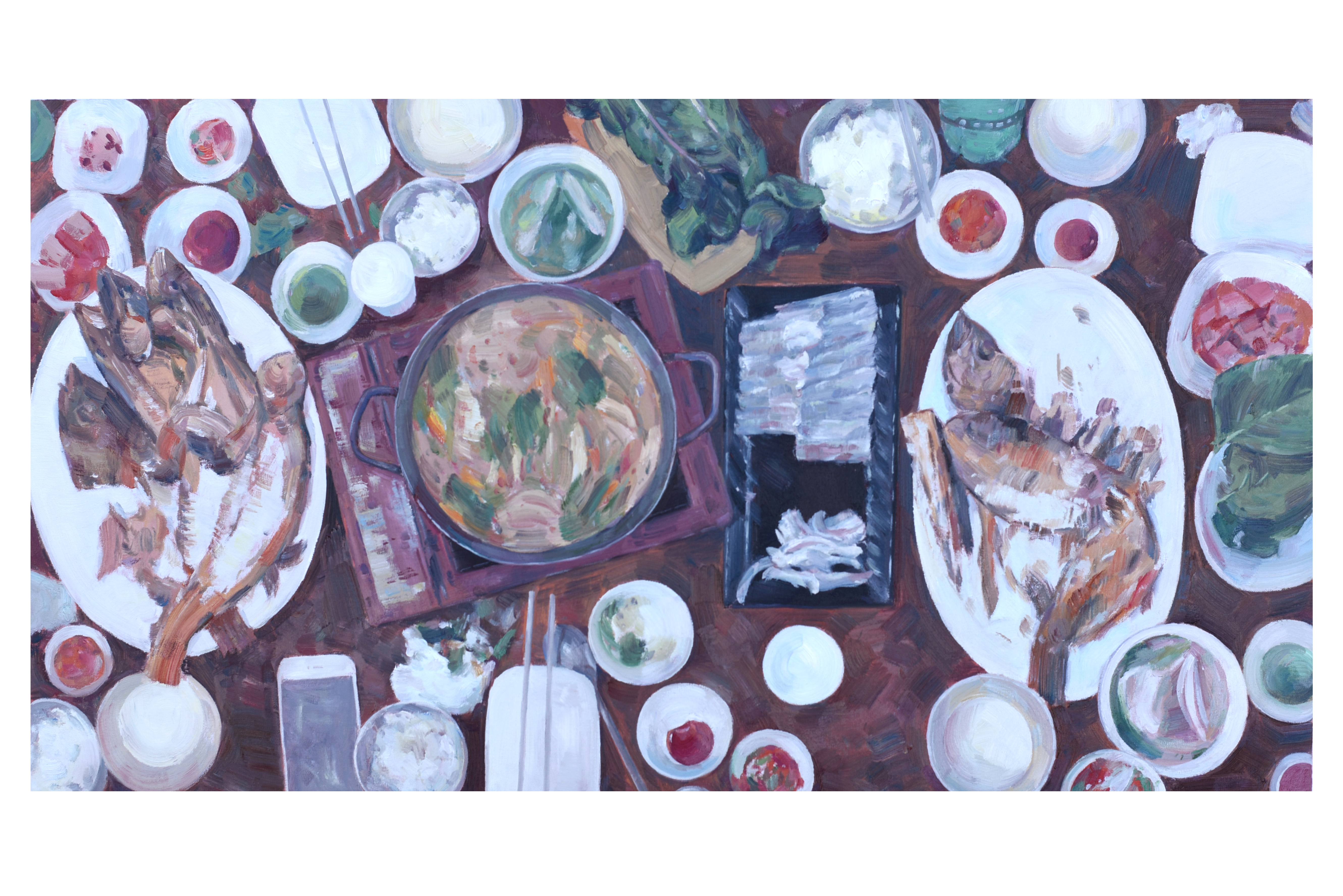 《 釜山印象.NO1》60cm×110cm