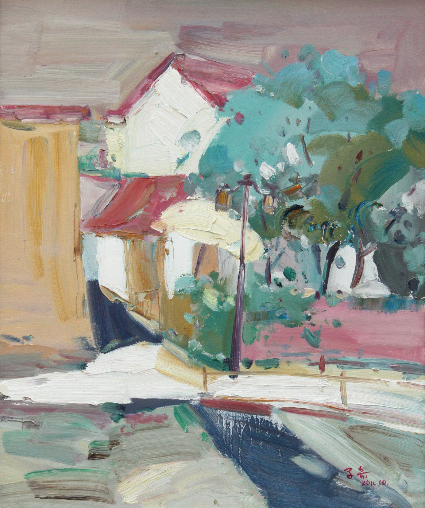 《皖南印象》60×60cm