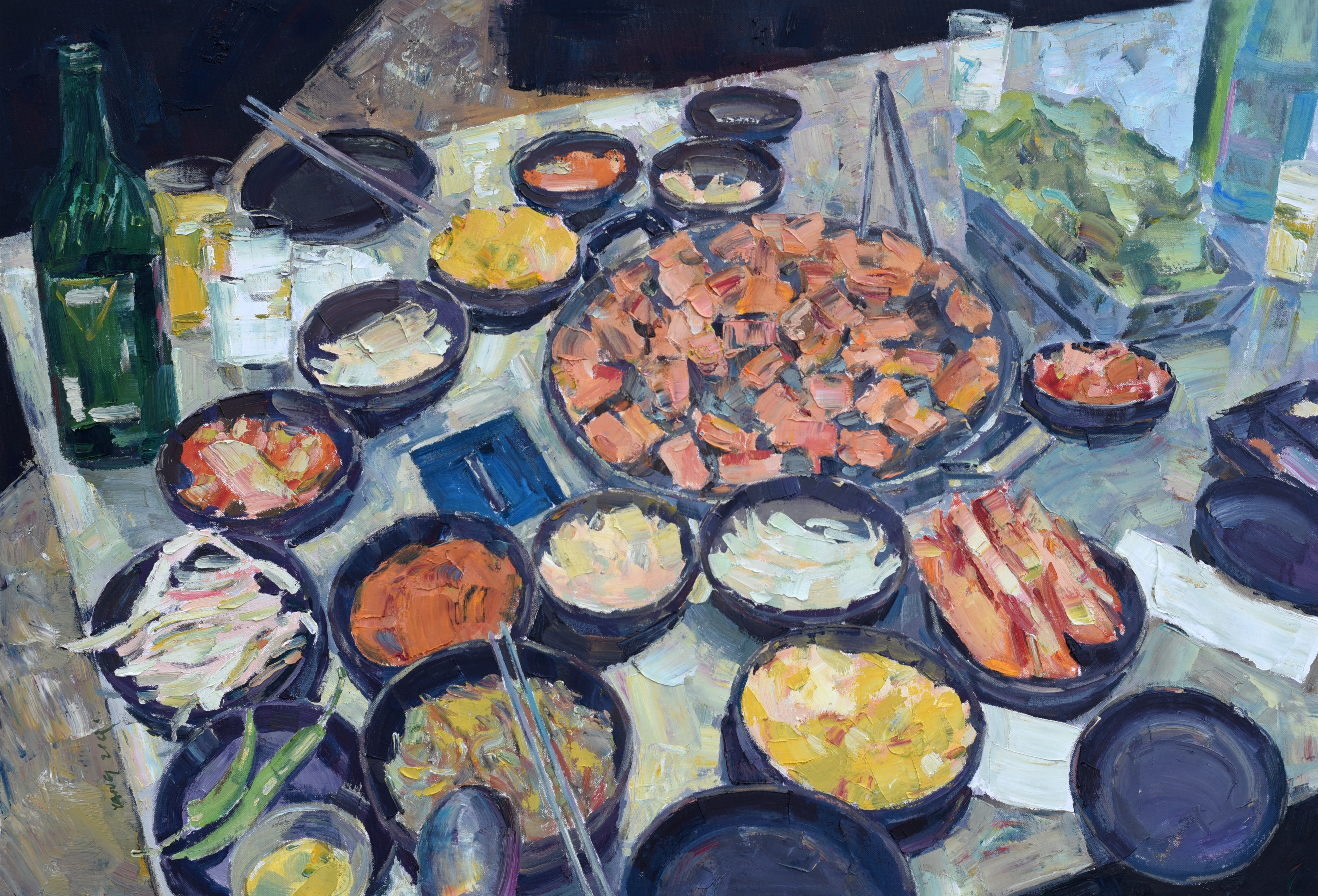 《 釜山印象.NO2》80cm×110cm
