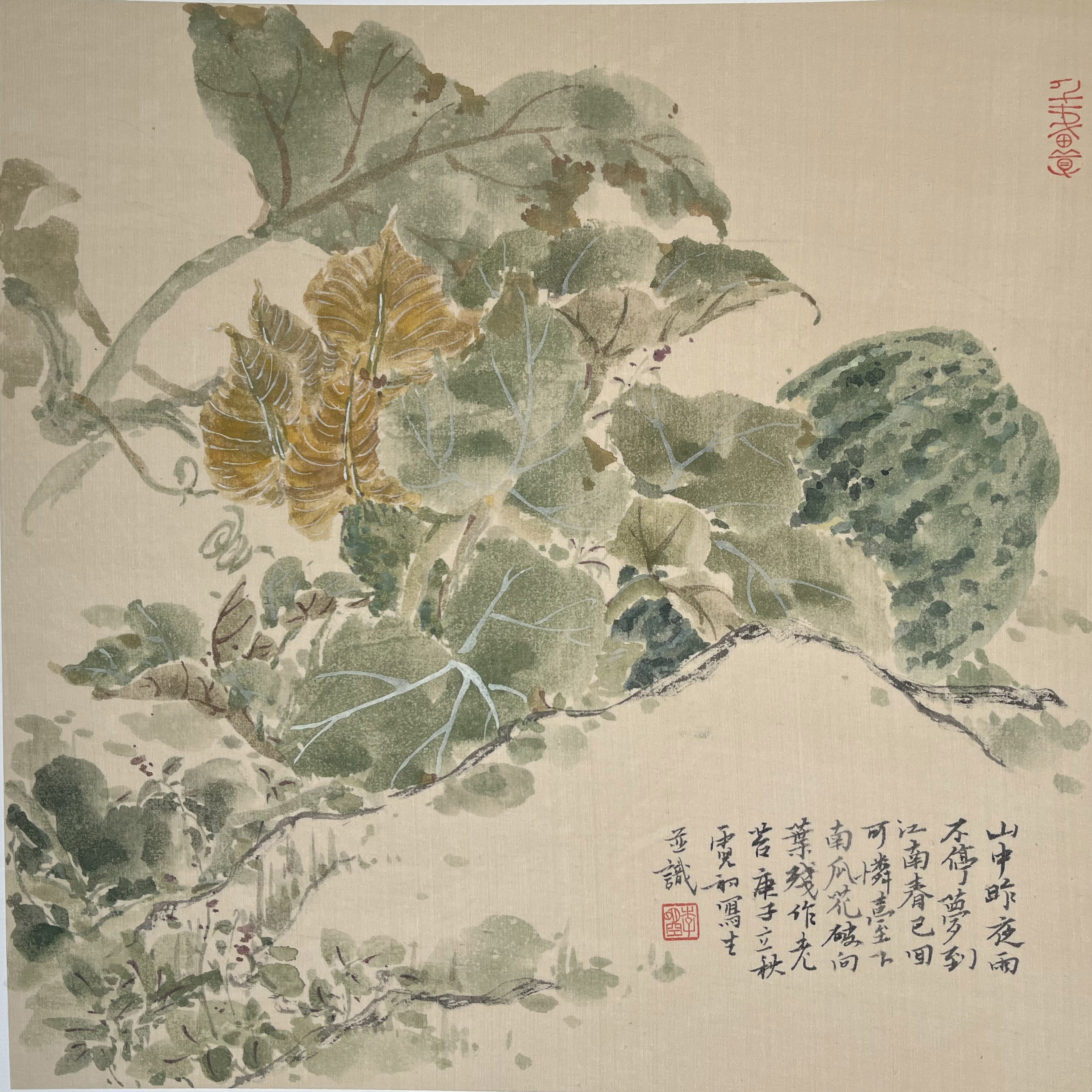 齐云山花之九45cmx45cm