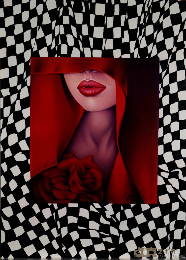 13 卡塔琳·内梅西《热情红》，木板油画，70×50.5cm，2022年.jpg