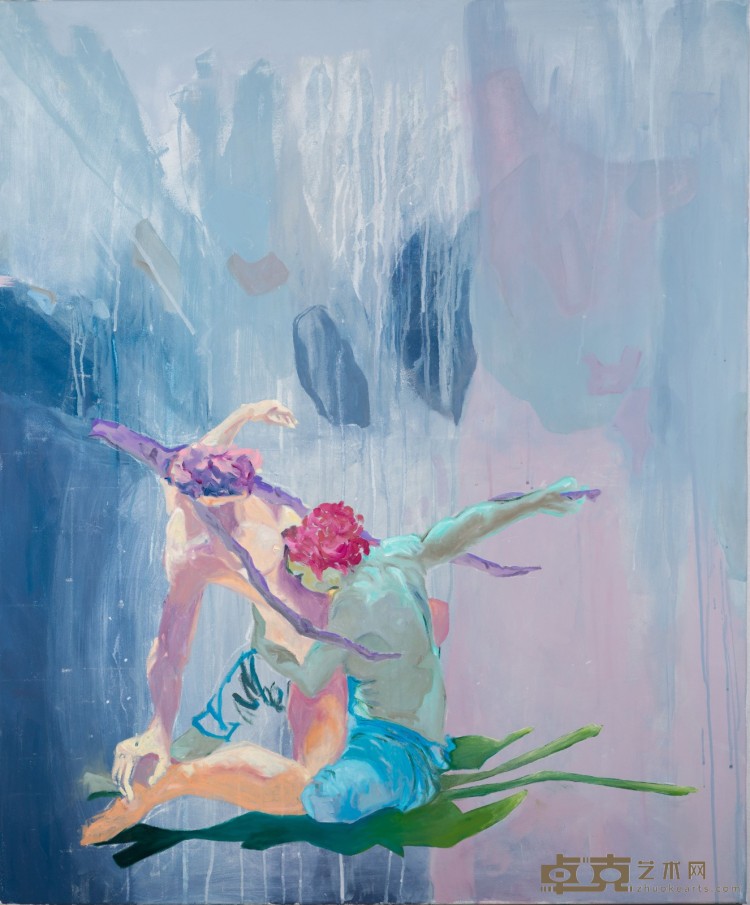 5 海蒂·福克科勒《凹陷》，布面丙烯、油彩，120×100cm，2019年.jpg