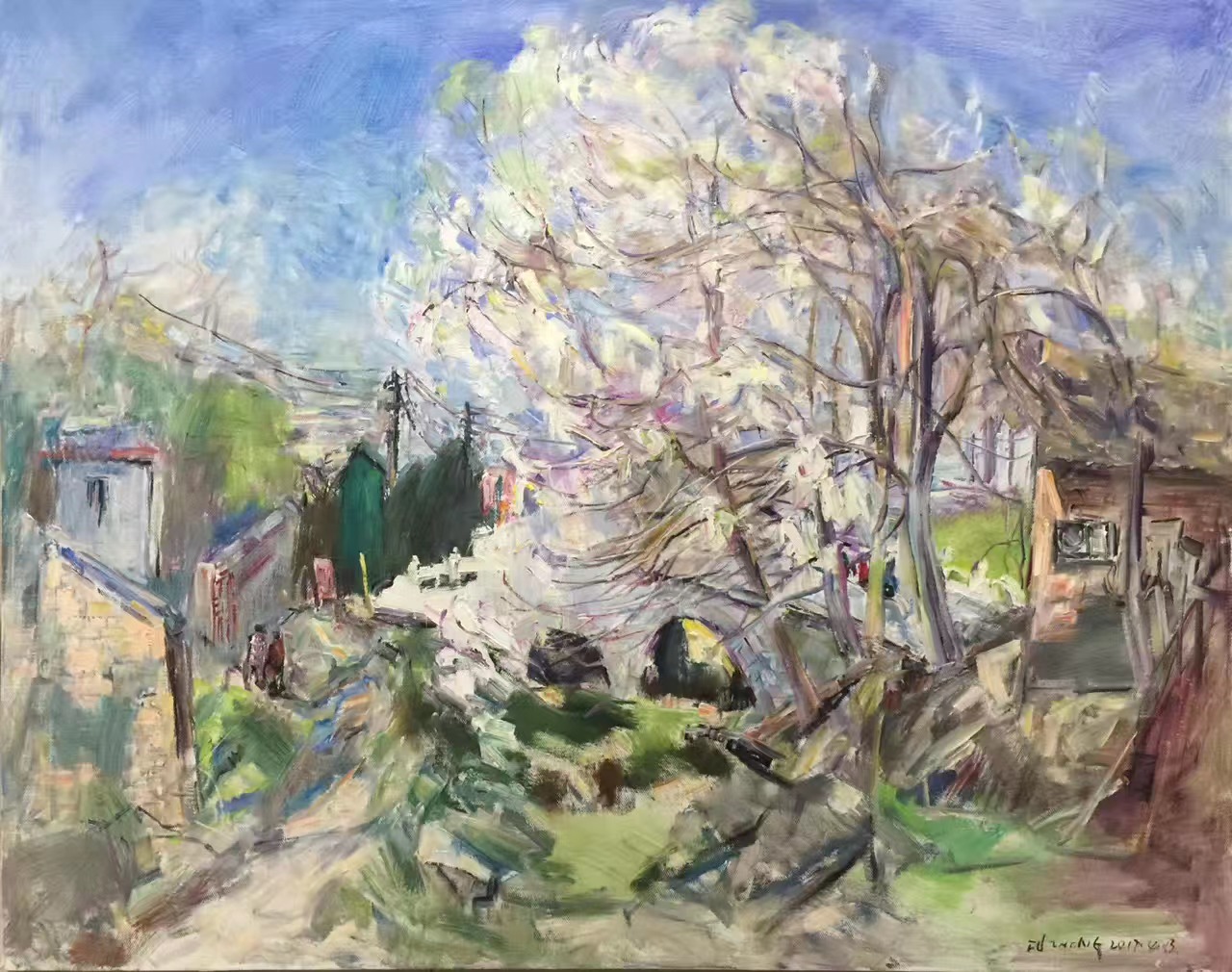 山西永济风景之四100x80cm