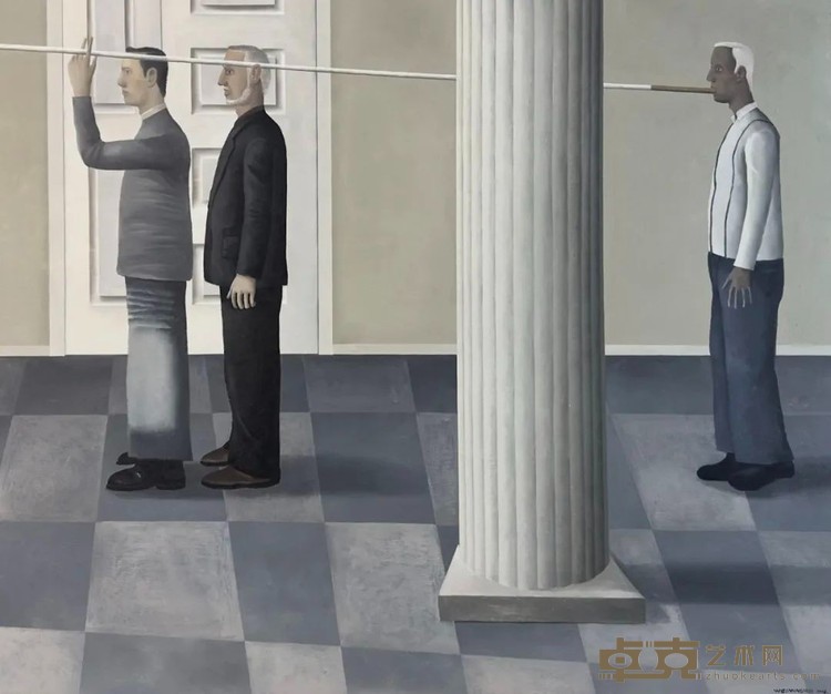 卫明辉，《吸烟者的三种状态》，木板油画，100 × 120 cm，2023.jpg
