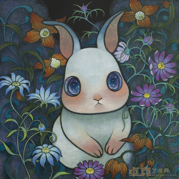《夏夜 Summer Night》布面丙烯 Acrylic on canvas 50x50cm 2022.jpg