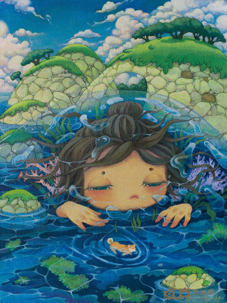 《春日 Springtime》布面丙烯 Acrylic on canvas 30x40cm 2023.jpg