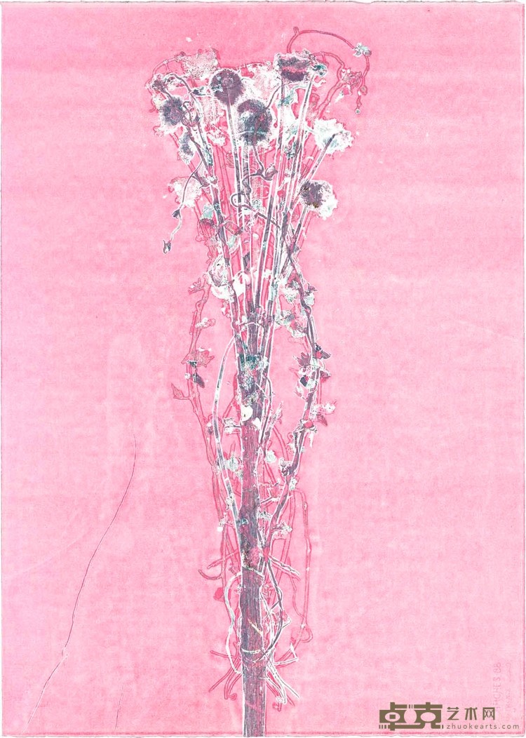 灵丹妙药281，药用植物和矿物，油彩，纯棉无酸纸，76.5x108cm,2022，PANACEA 281，Medicinal plants and minerals,Oil color, Cotton acid-free paper.jpg