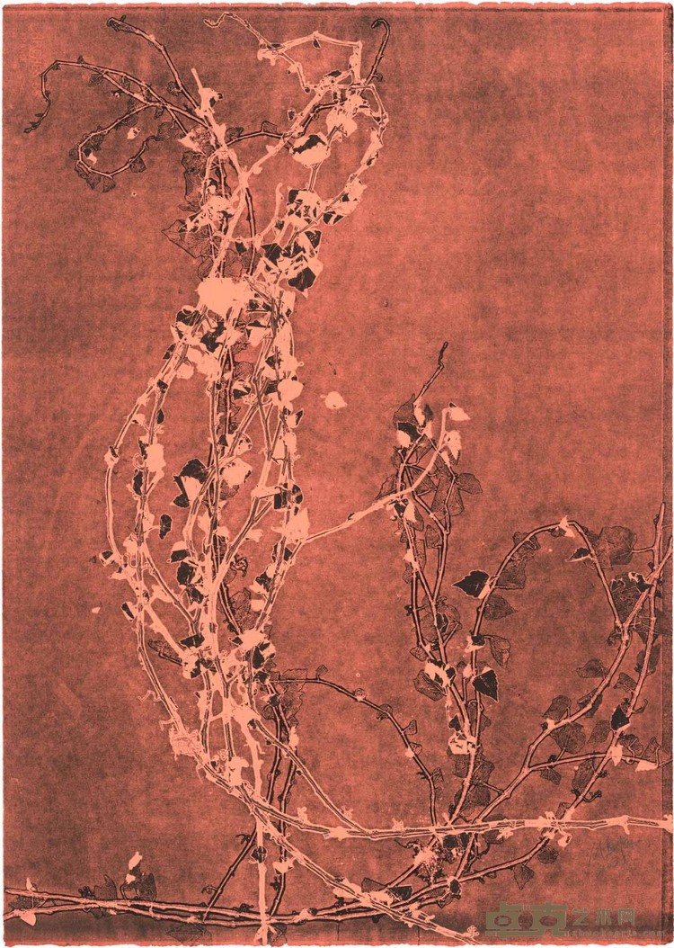 灵丹妙药 98，药用植物和矿物，油彩，纯棉无酸纸，76.5x108cm,2021，PANACEA 98，Medicinal plants and minerals,Oil color, Cotton acid-free paper.jpg