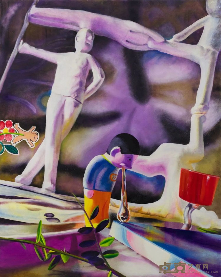 支持涕泗男孩2023布面油彩、喷漆227.3×181.8cm.jpg