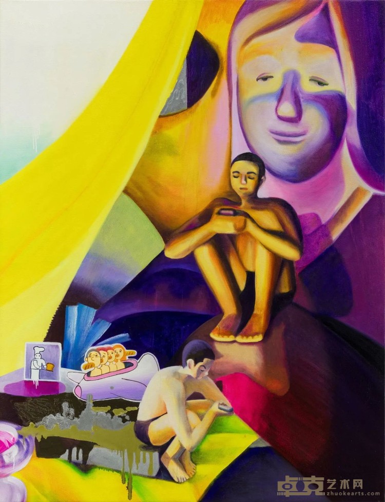 尼克不知身在何方？2023布面油彩145.5×112cm.jpg