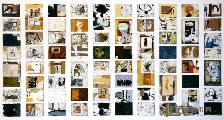 布拉德·布朗 Brad BrownThe Look Stains (3635-3759), 2016127 x 241.3cm Oil, Charcoal, Graphite, Pen and Ink on Paper 纸本油彩, 木炭, 石墨, 钢笔与墨水.jpg