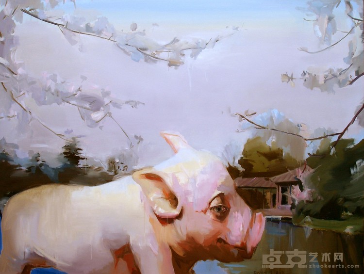 50-1张继生《周末》，油画，亚麻布、油彩，210×160cm，2008年.jpg