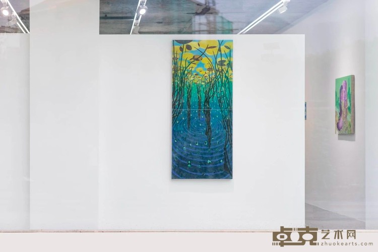 荷塘下｜Under the Lotus Pond布面油画｜Oil on canvas160×70cm2023.jpg