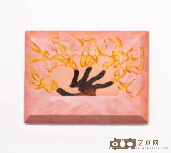 指火｜Fingers on Fire布面油画｜Oil on canvas30×40cm2023.png