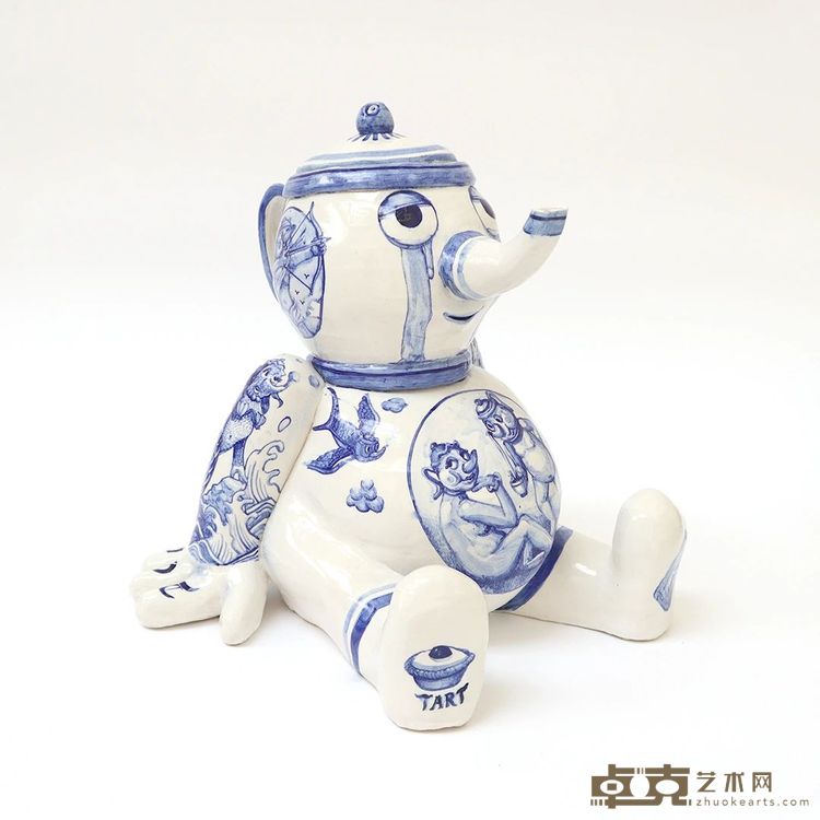 赛巴斯汀 · 休默顿《感到忧郁》  42.0×42.0×42.0cm | 陶瓷 | 2023