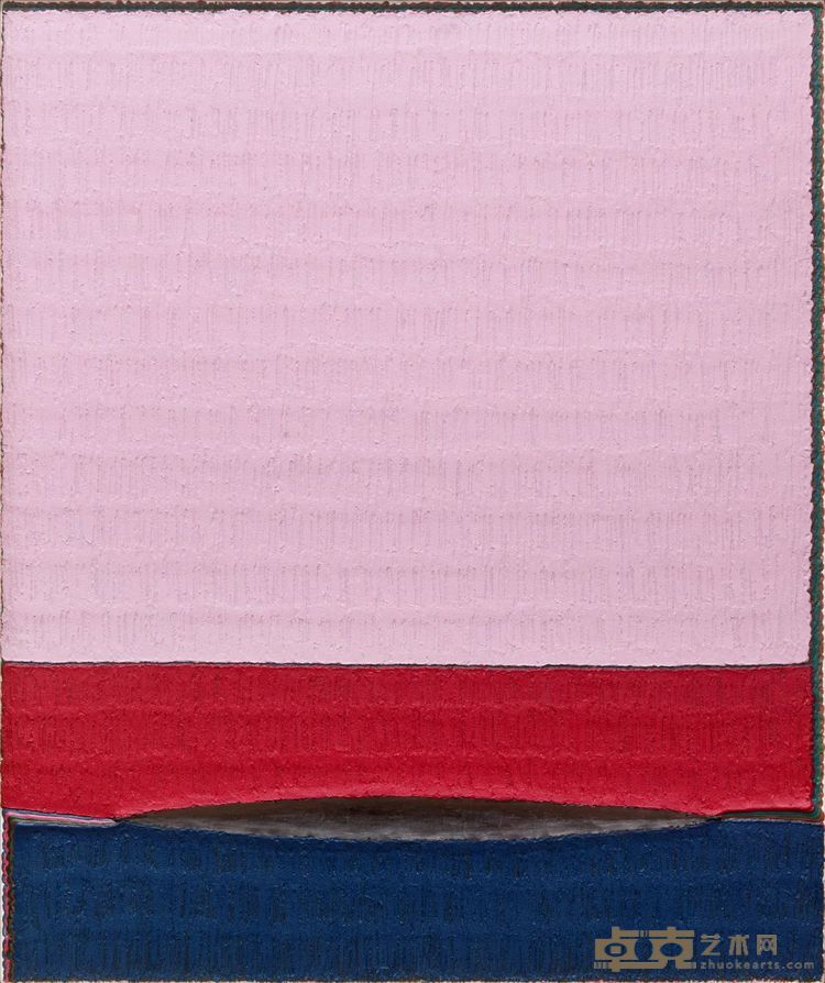 权纯益《积、研 - 间隙（10-09）》  72.7x60.6cm | 布面综合材料 | 2022