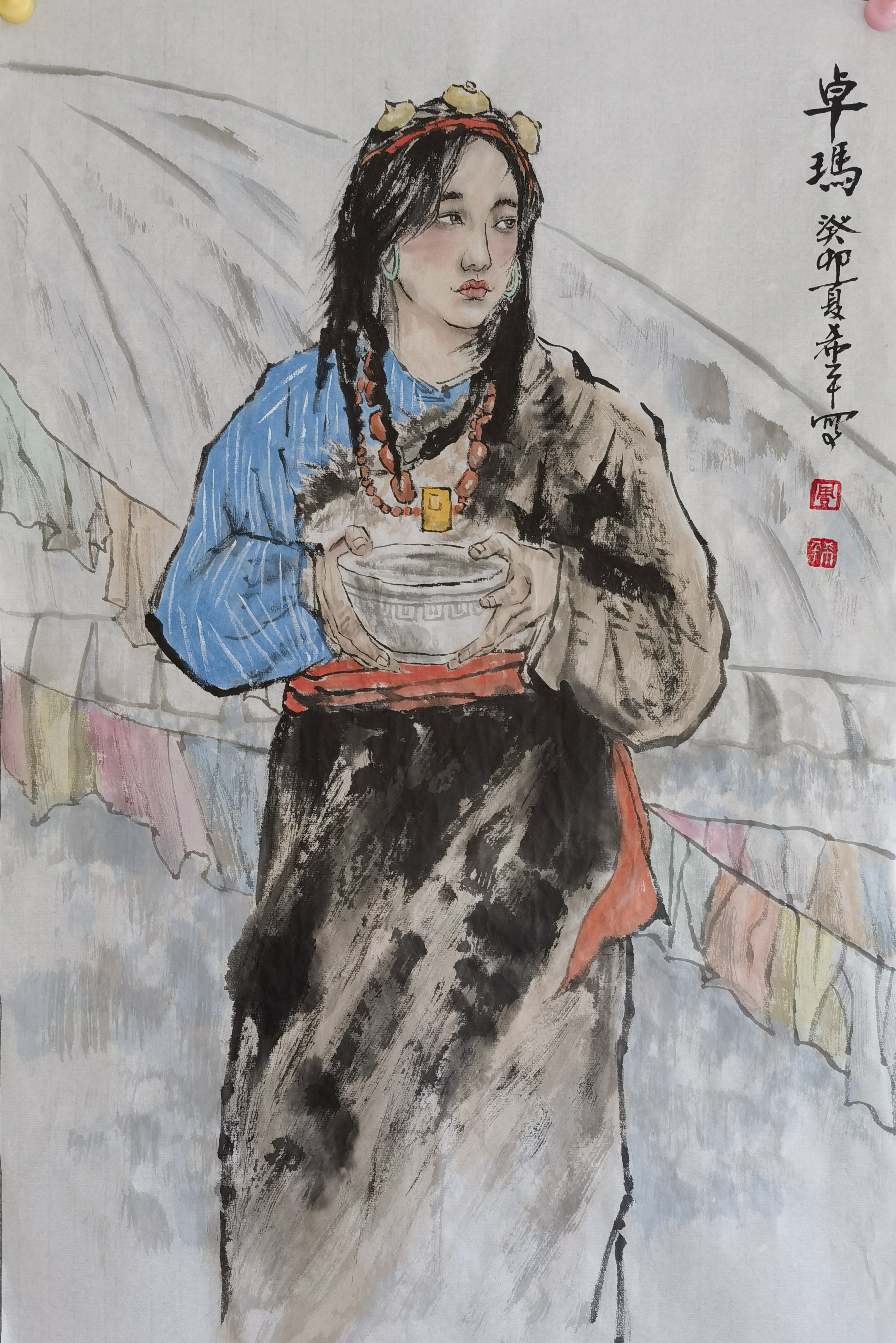 卓玛69×46cm