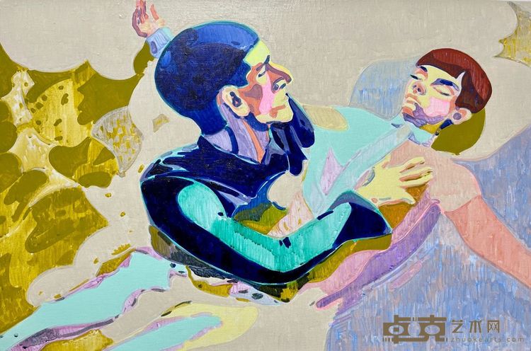 兄弟 60x90cm 布面丙烯 2023