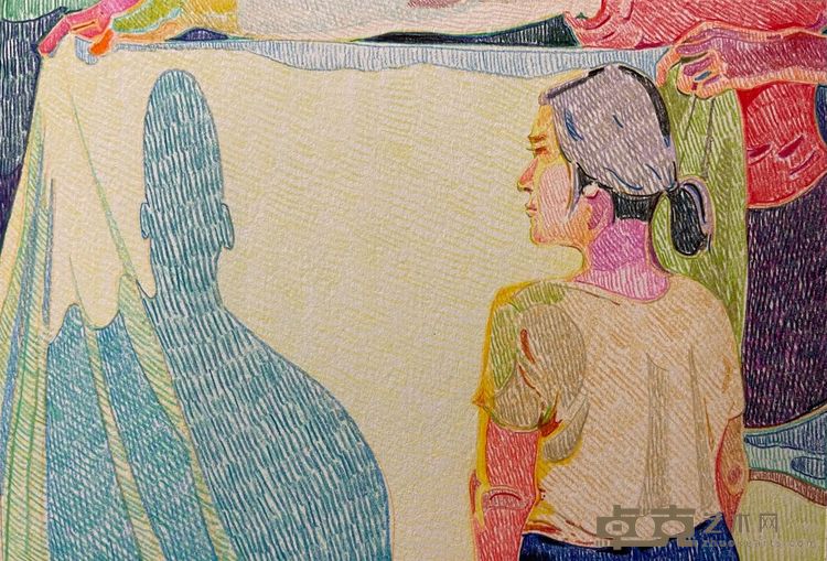 夫妻 13x19cm 纸本彩铅 2023